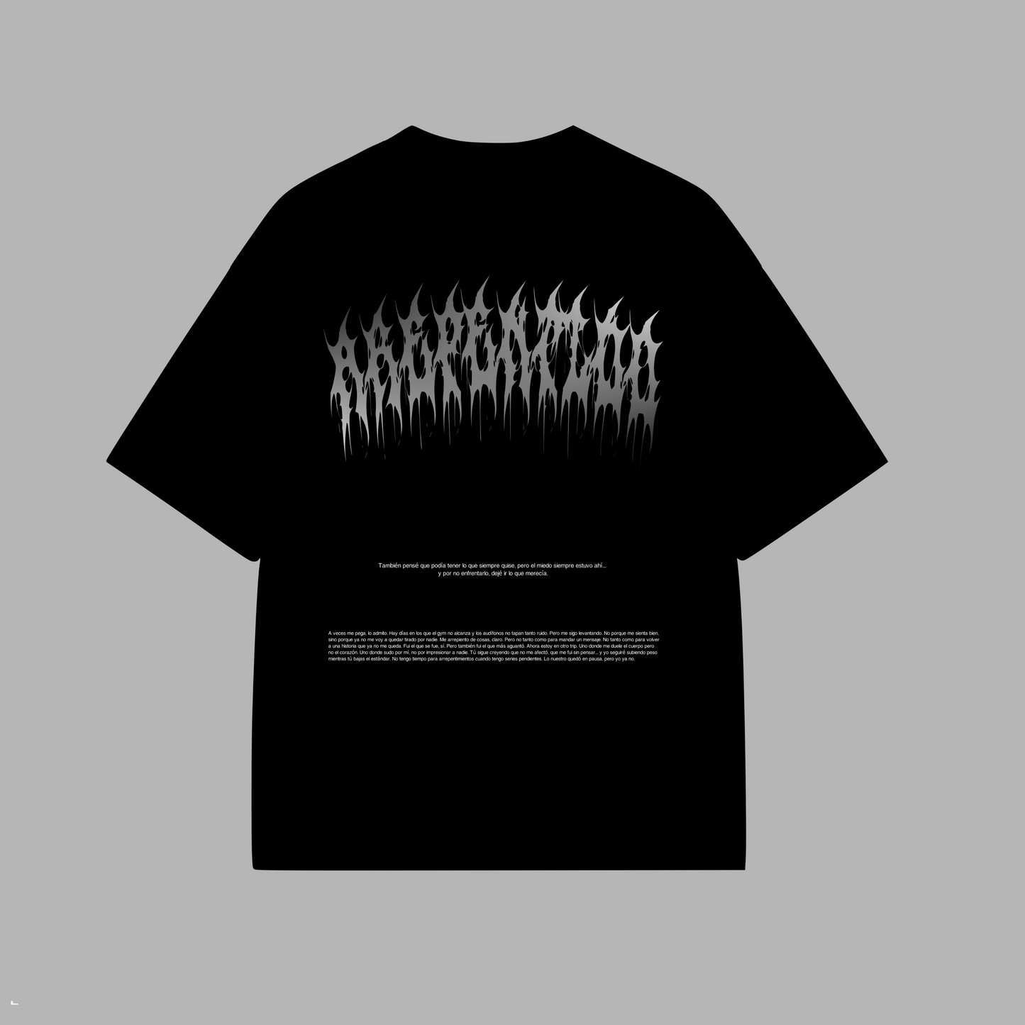 Arrepentimiento - Oversized